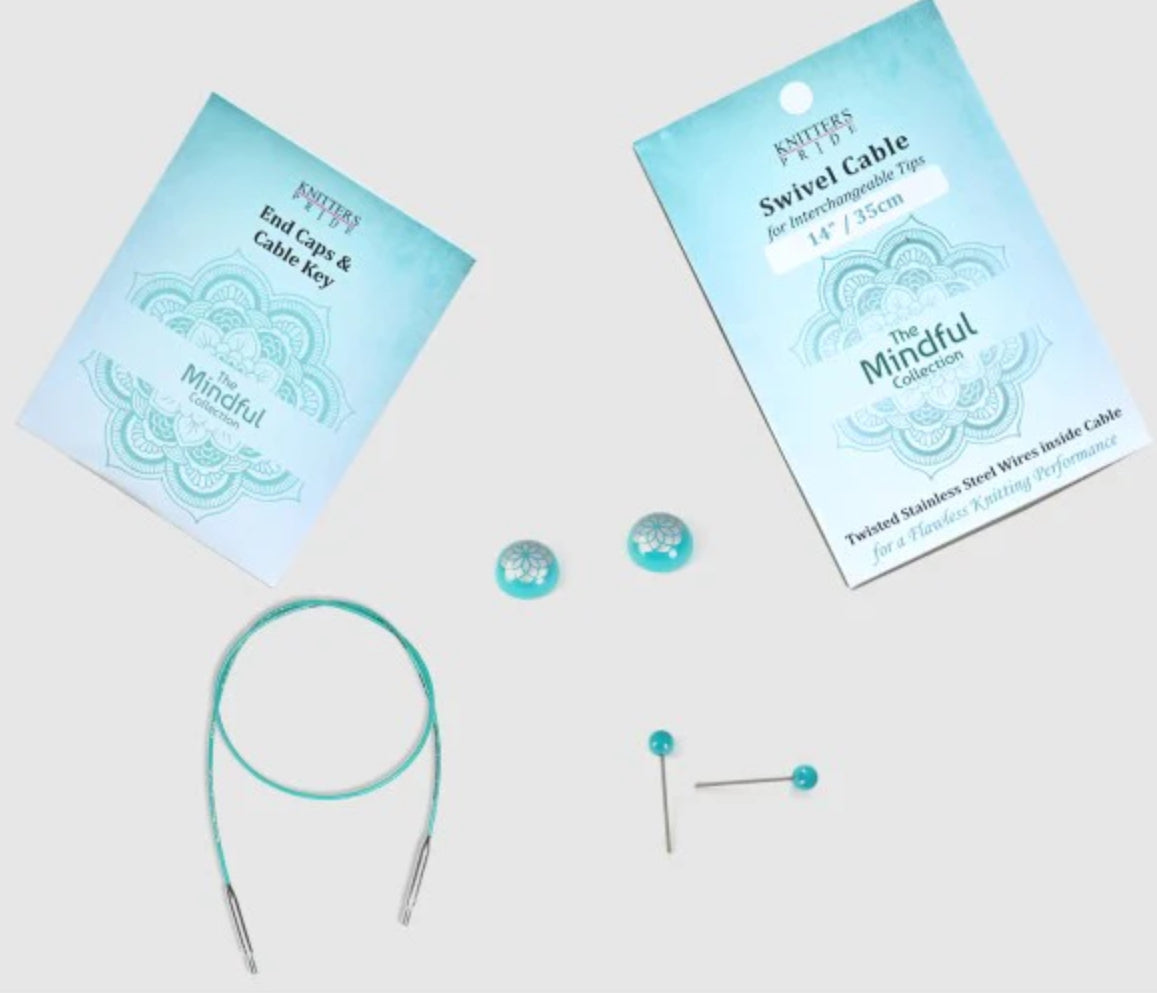 Knitter's Pride - Mindful - Smart Interchangeable Cords - Swivel