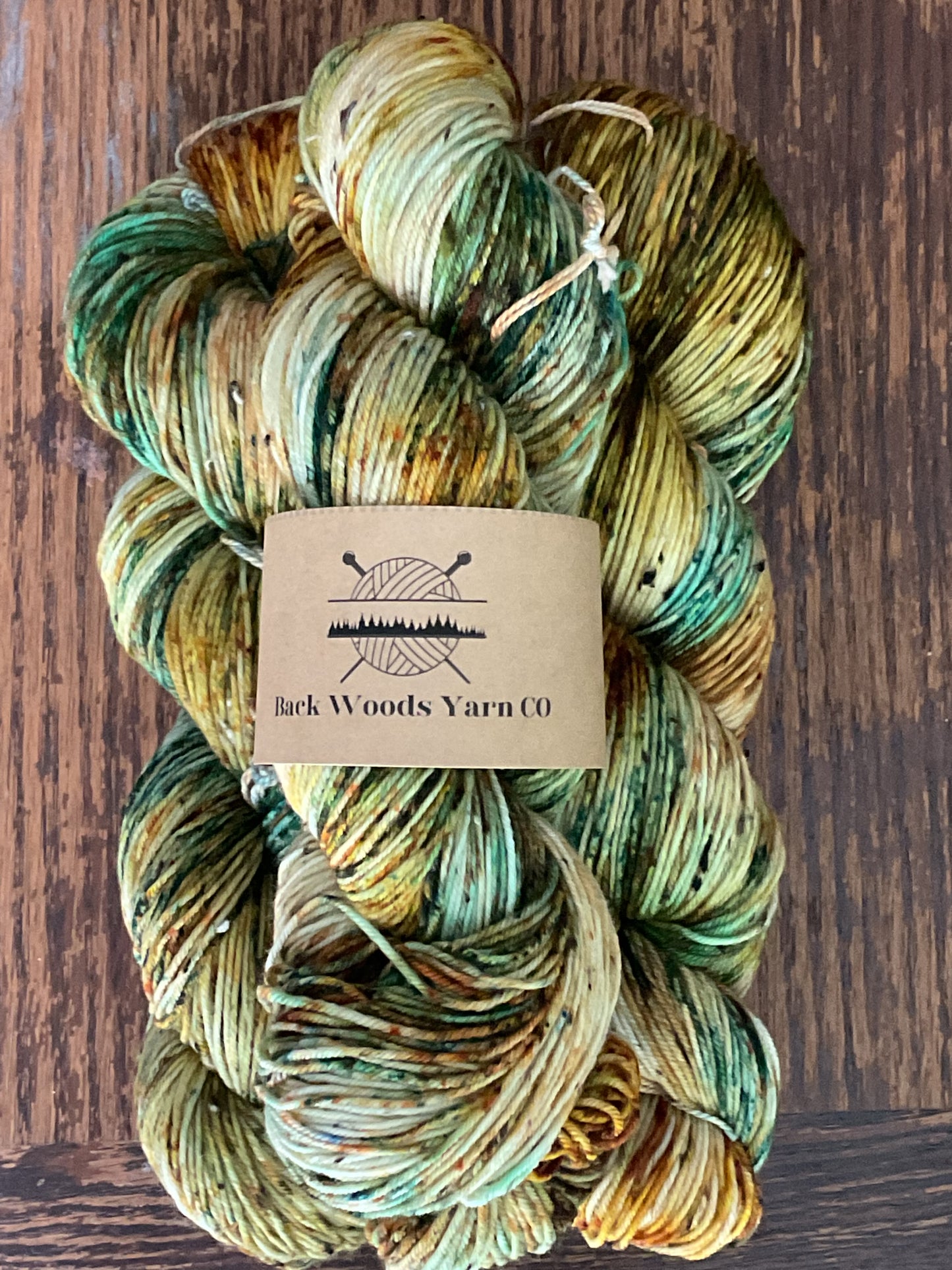 Fingering/ sock weight 75% SW Merino 15% Nylon 10%. 437 yds