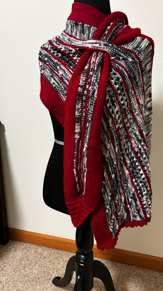 Bird of feather shawl